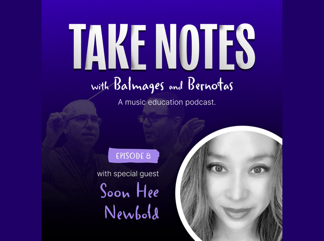 Podcast cover image with Soon Hee Newbold